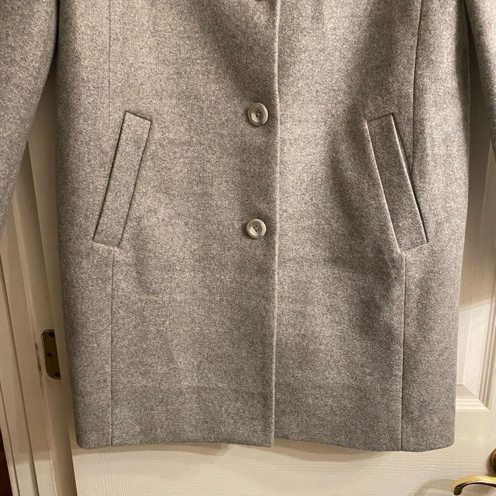GAP Gray Pea Coat for Women - Picture 11 of 13